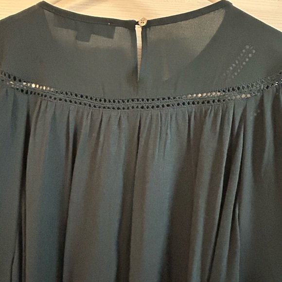 LOFT Dark Teal Blouse - Picture 4 of 5